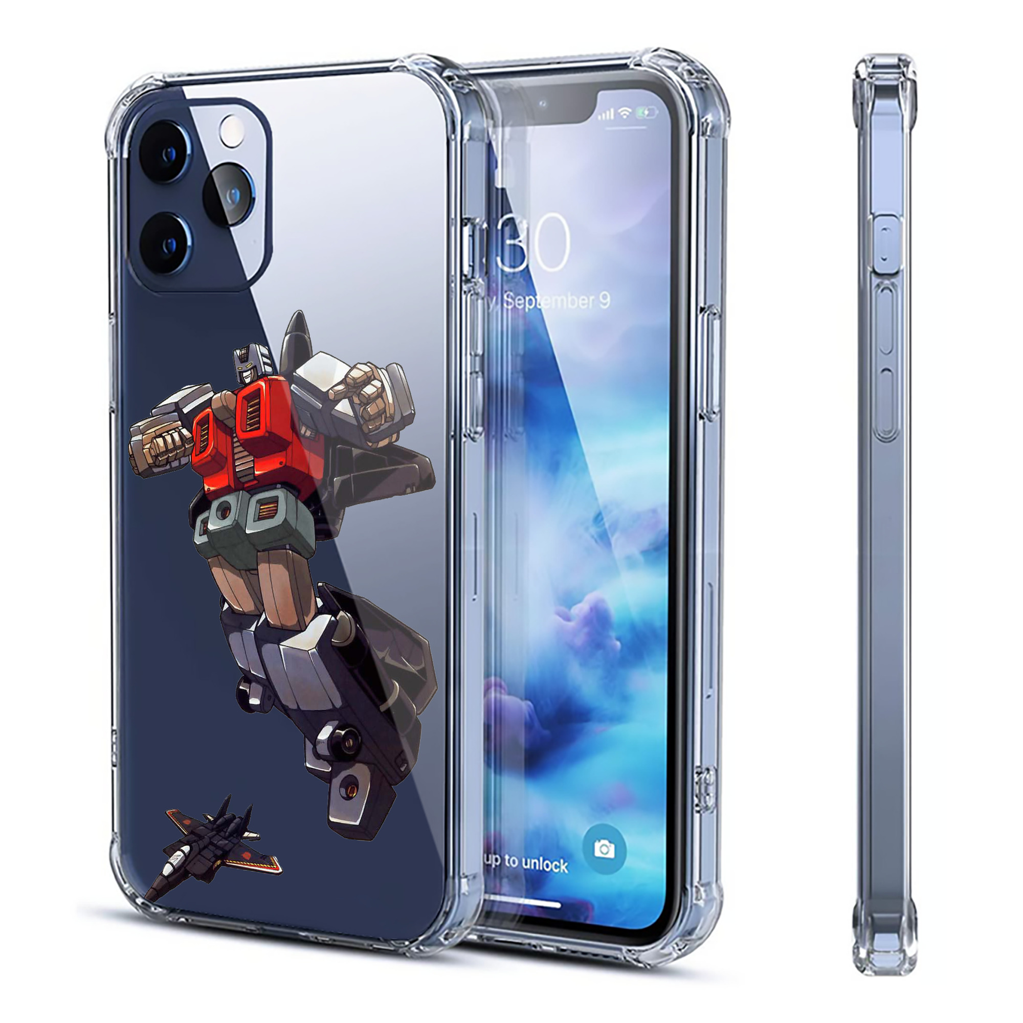 （画像用）  【iPhone 12シリーズ対応】透明スマホケース（クリアソフトケース）